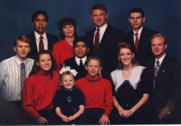 The Richard & LaPriel Burnett Brimhall Family 2001